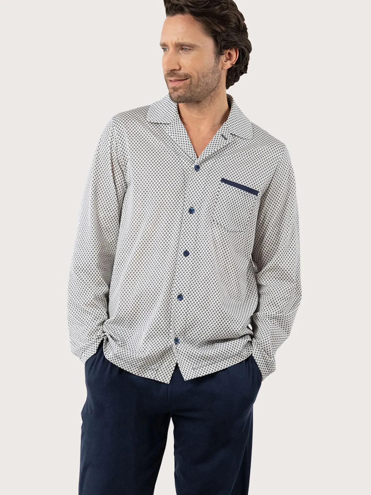 Pyjama boutonné Mercerisé