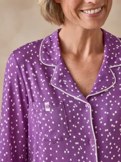 Pyjama col tailleur