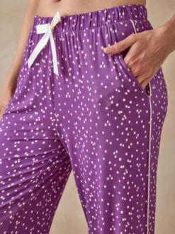Pyjama col tailleur