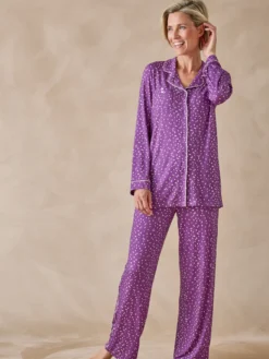 Pyjama col tailleur
