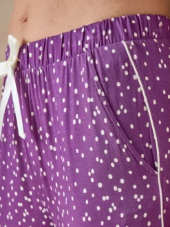 Pyjama col tailleur