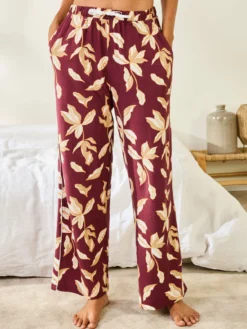 Pyjama col tailleur imprimé