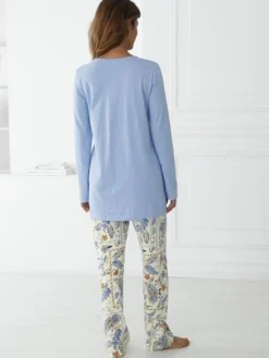 Pyjama coupe ample jersey pur coton