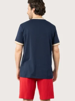 Pyjama court Caual col tunisien