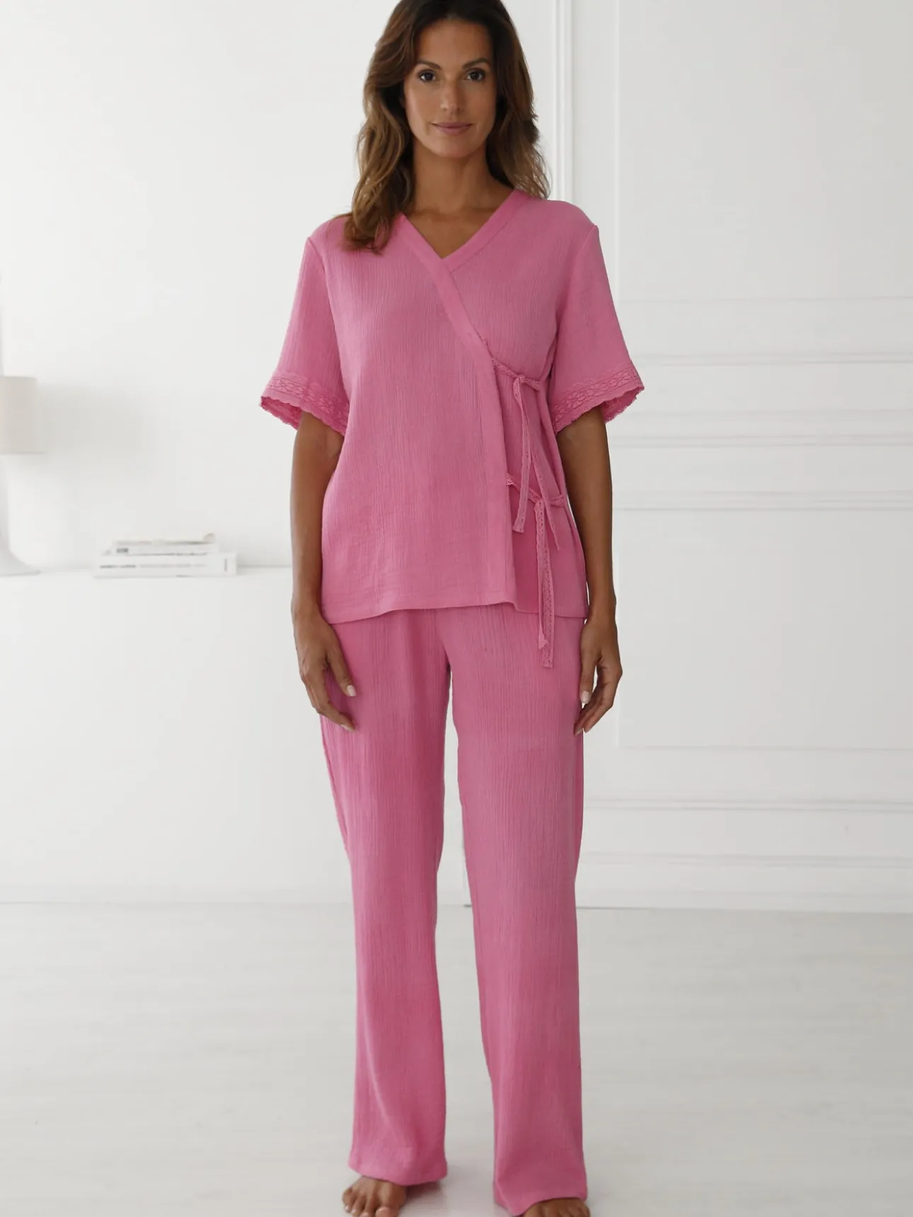 Pyjama en gaze de coton