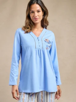 Pyjama en maille jersey pur coton