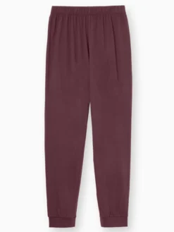 Pyjama rayé pur coton peigné