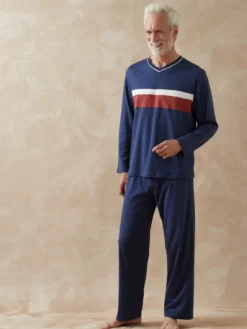 Pyjamas jersey pur coton lot de 2
