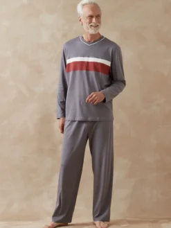 Pyjamas jersey pur coton lot de 2