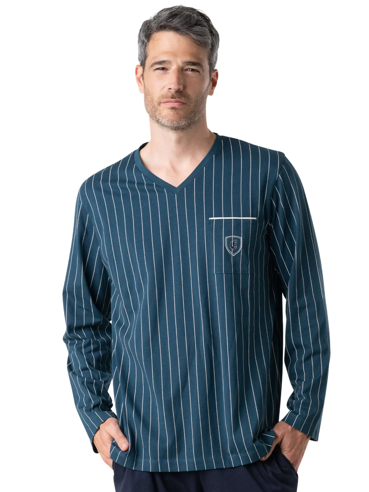 Pyjama Sport Club col V