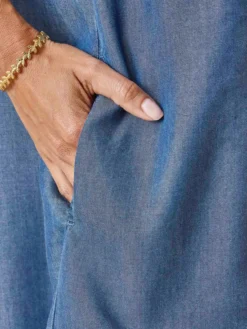 Robe ample en lyocell