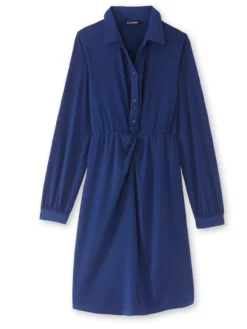 Robe chemisier en maille