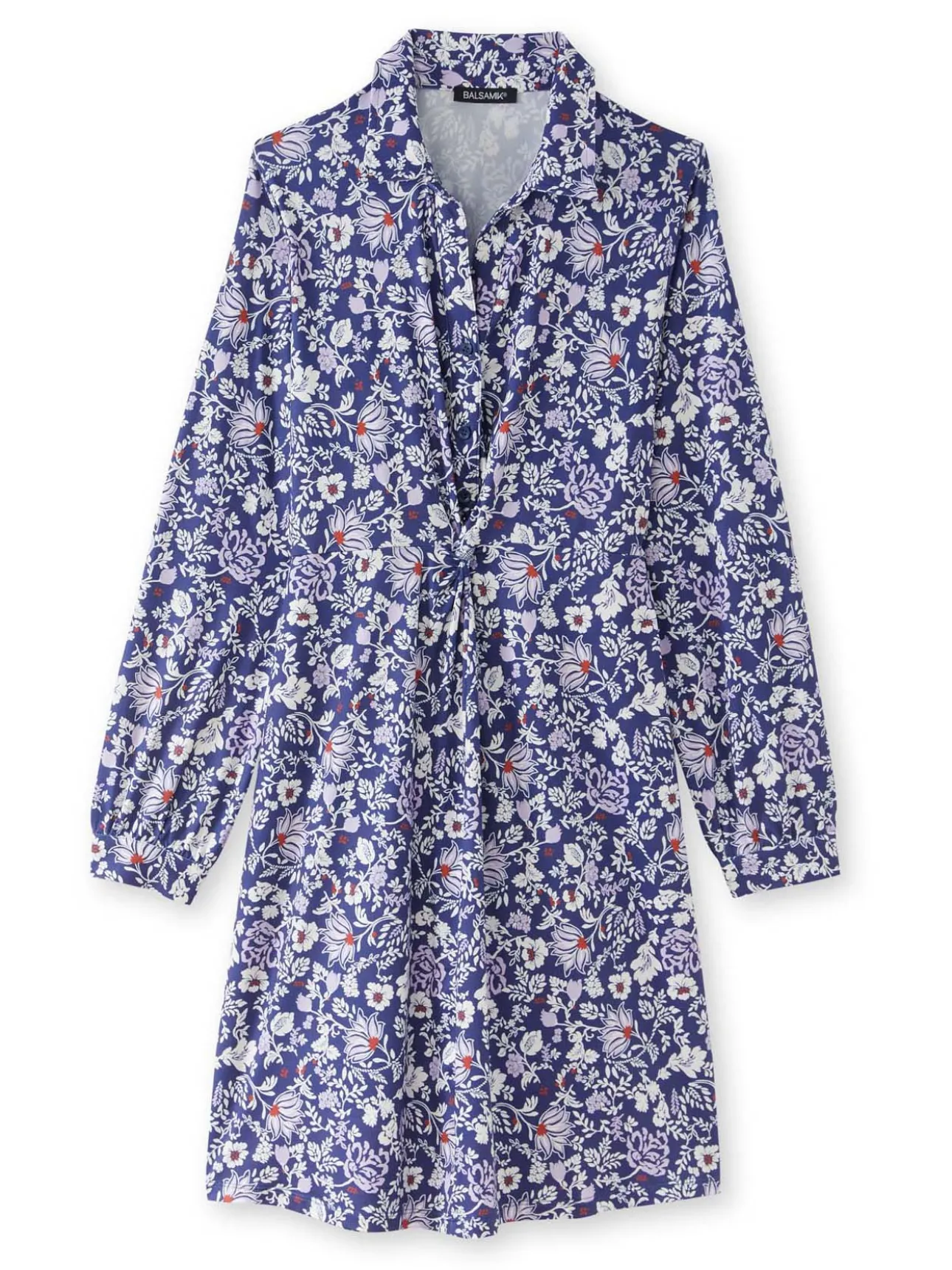Robe chemisier en maille
