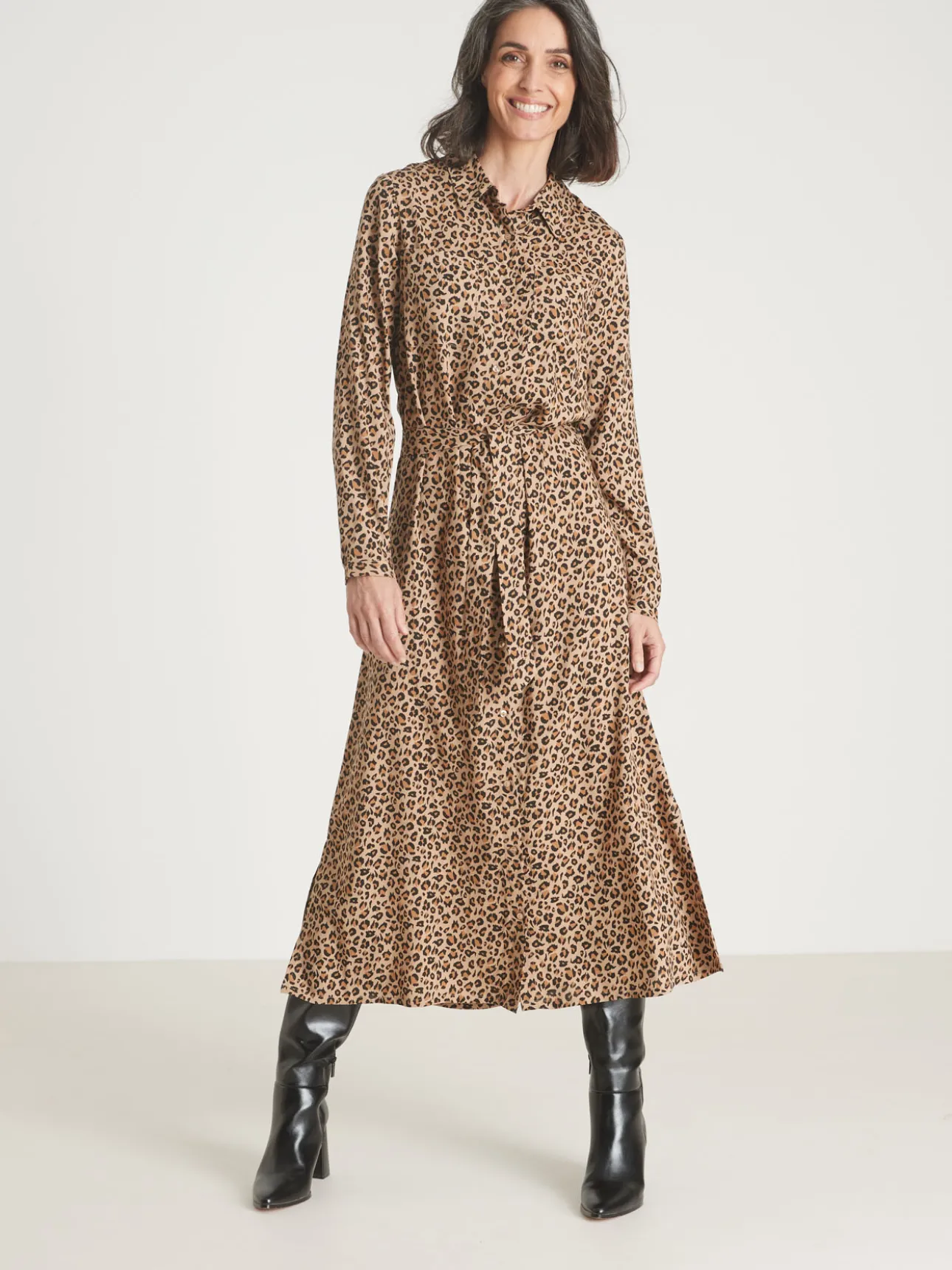 Robe chemisier toute boutonnée
