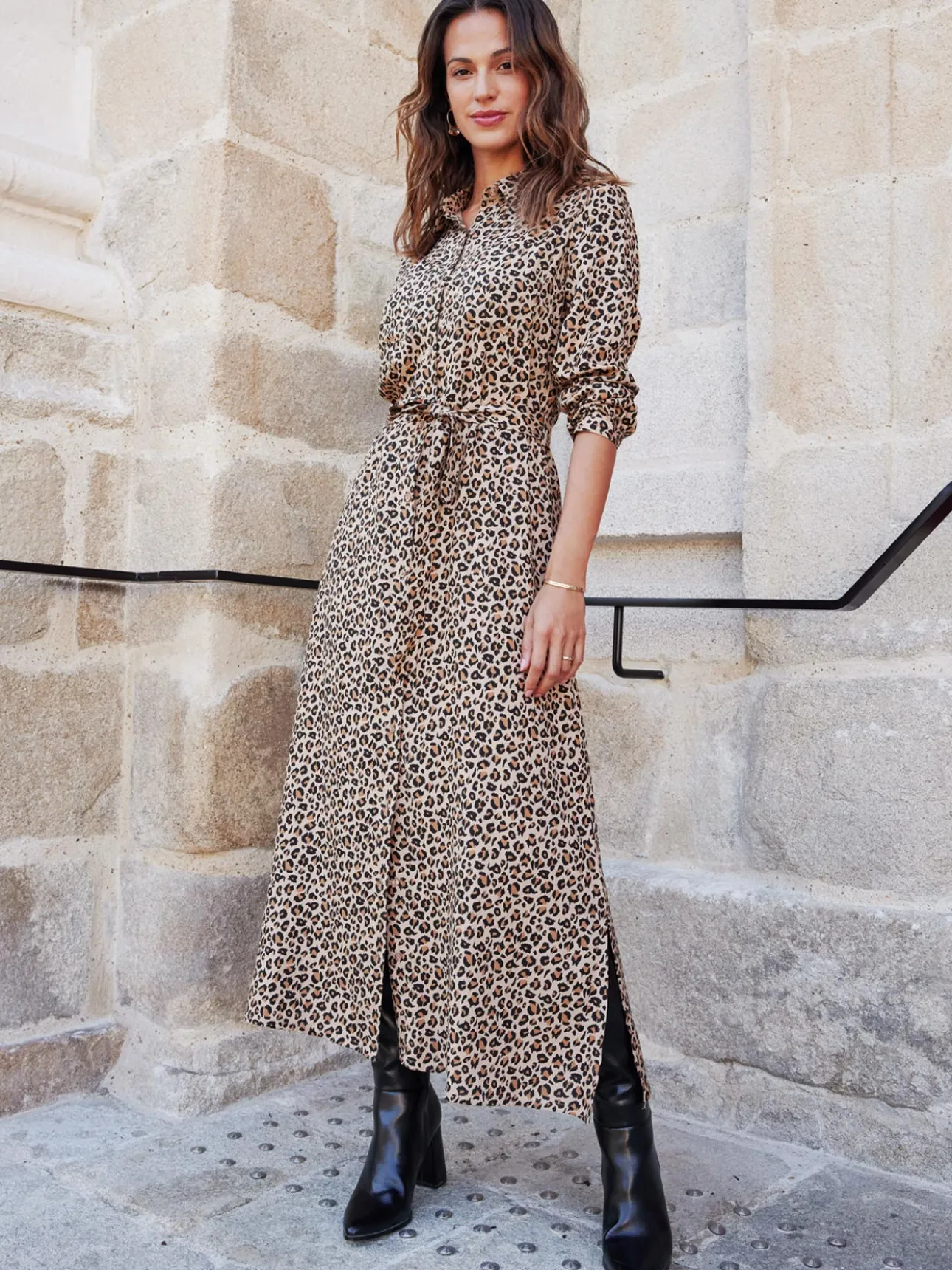 Robe chemisier toute boutonnée