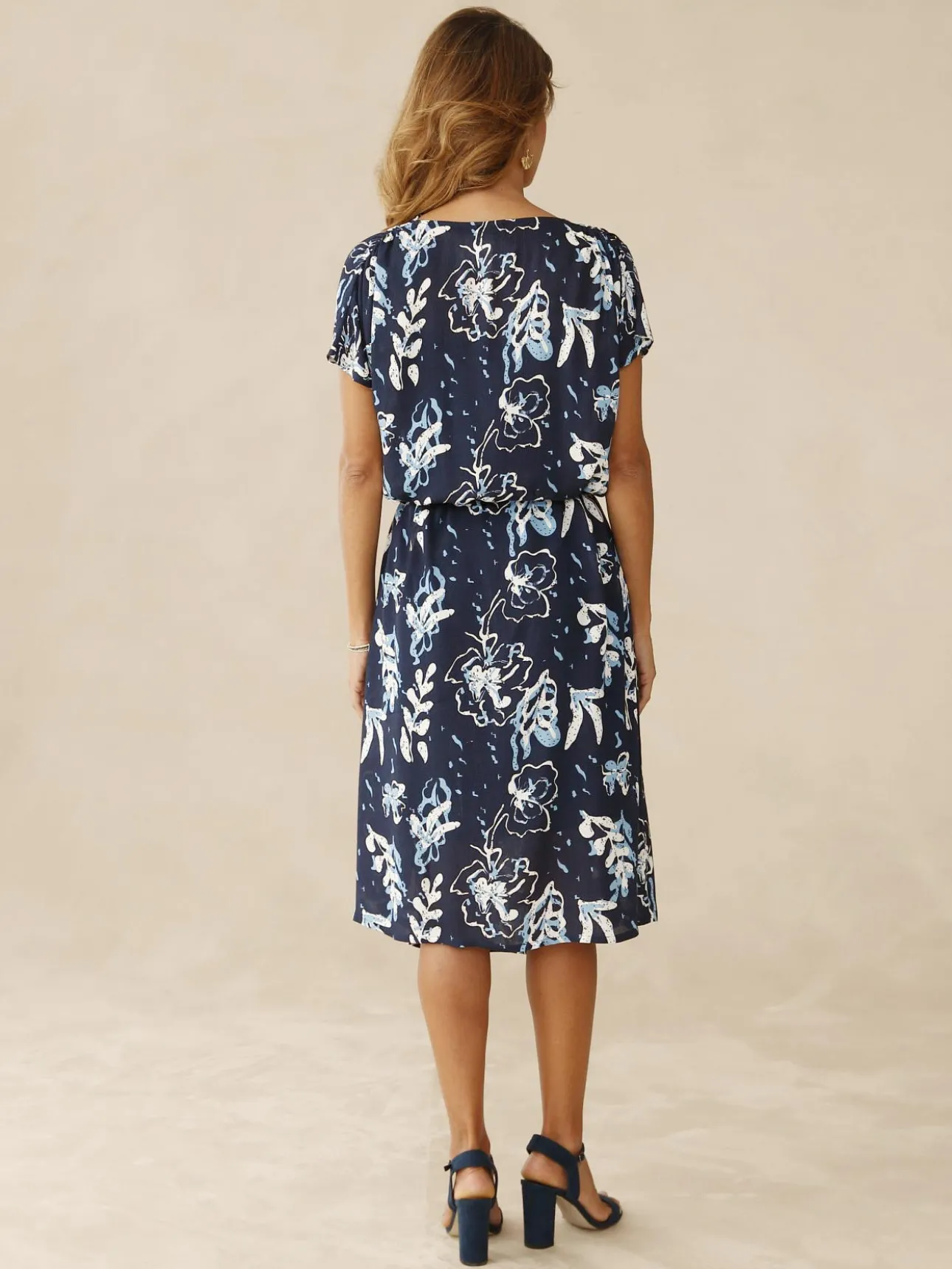 Robe à col bénitier