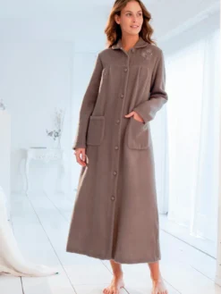 Robe de chambre col Claudine courtelle