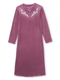 Robe d'hôtesse en maille velours