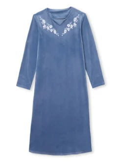 Robe d'hôtesse en maille velours