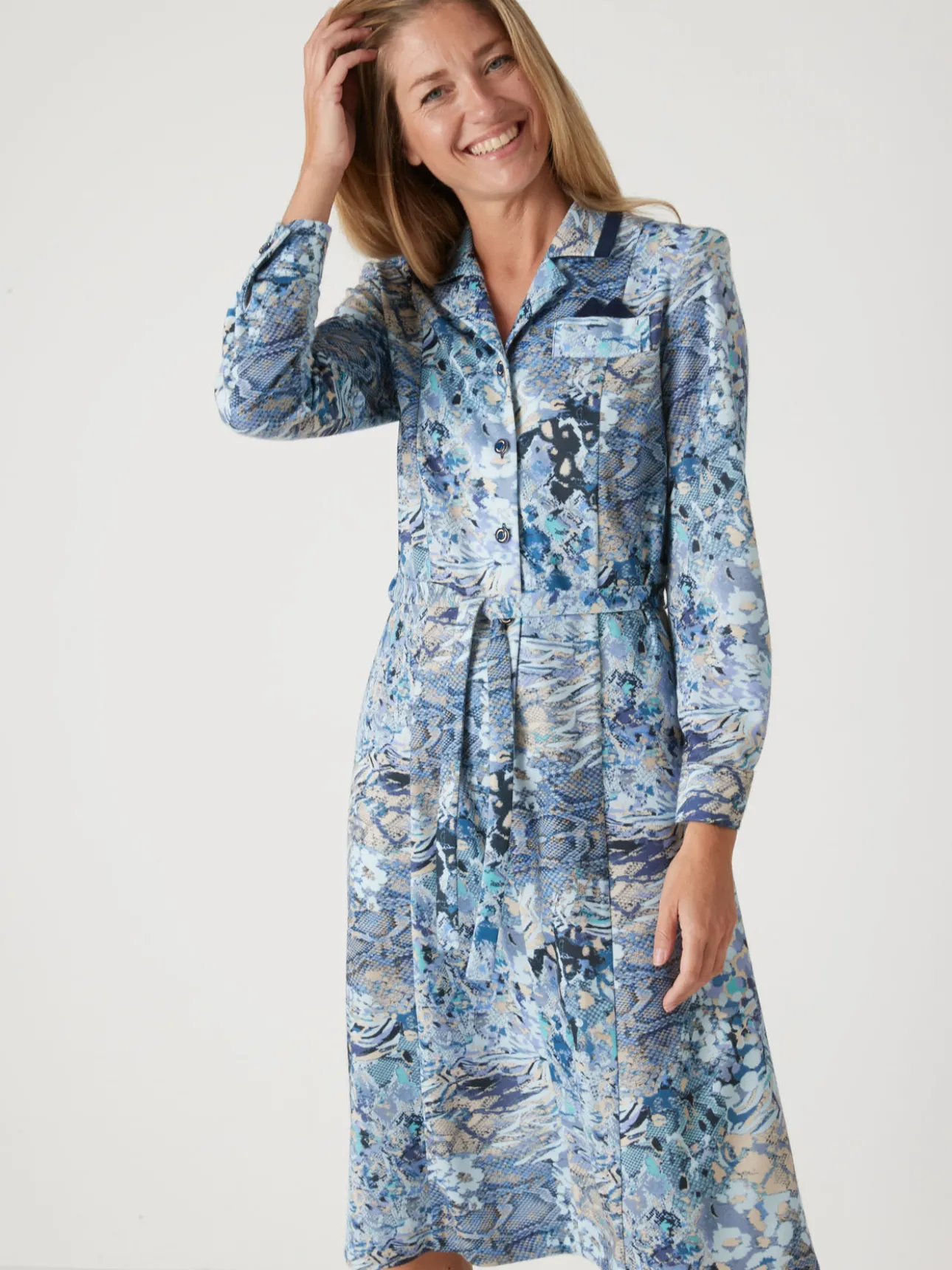 Robe en maille bien chaude