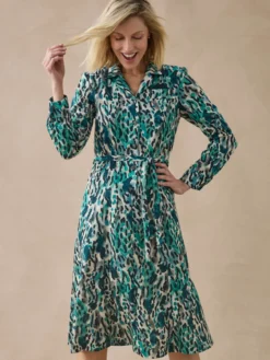 Robe en maille bien chaude