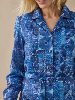 Robe en maille bien chaude