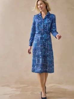 Robe en maille bien chaude