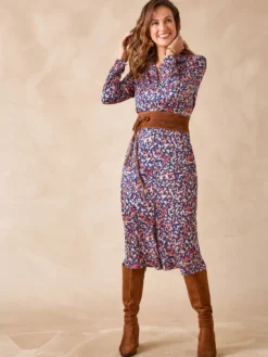 Robe en maille chaude