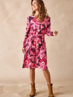 Robe en maille crêpe