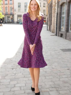 Robe en maille fluide