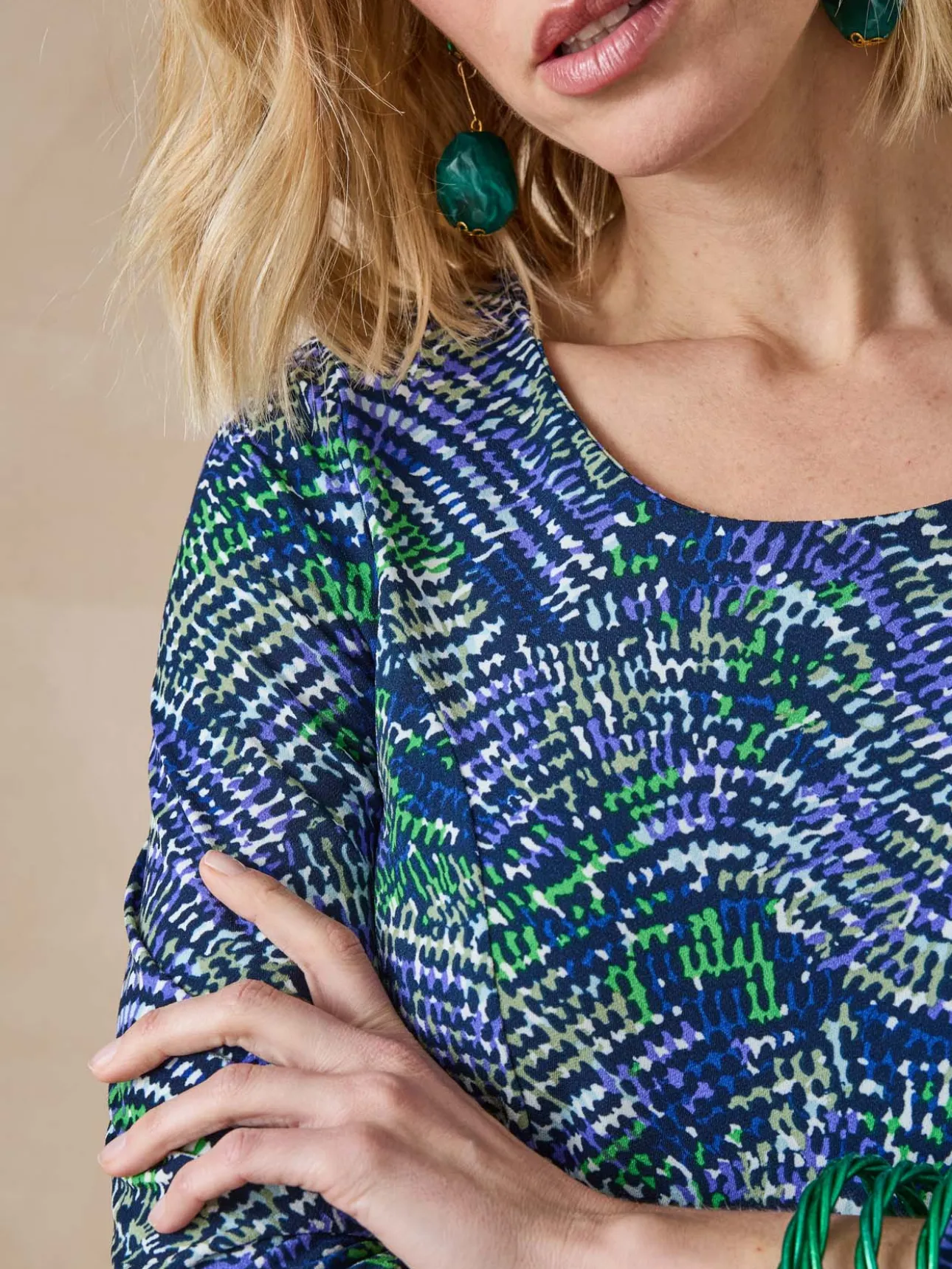 Robe en maille fluide