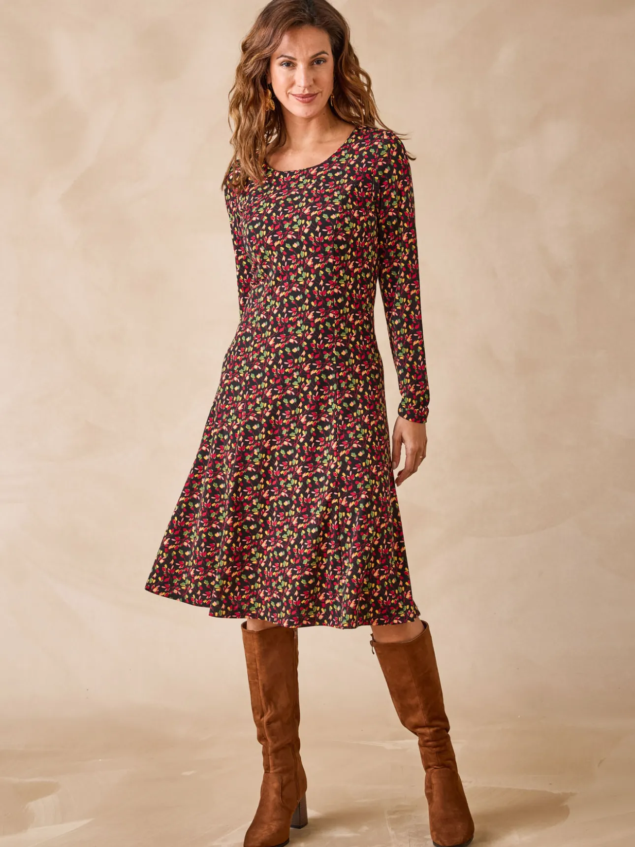 Robe en maille fluide