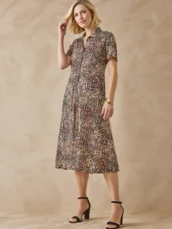 Robe en maille fluide