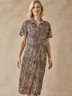Robe en maille fluide
