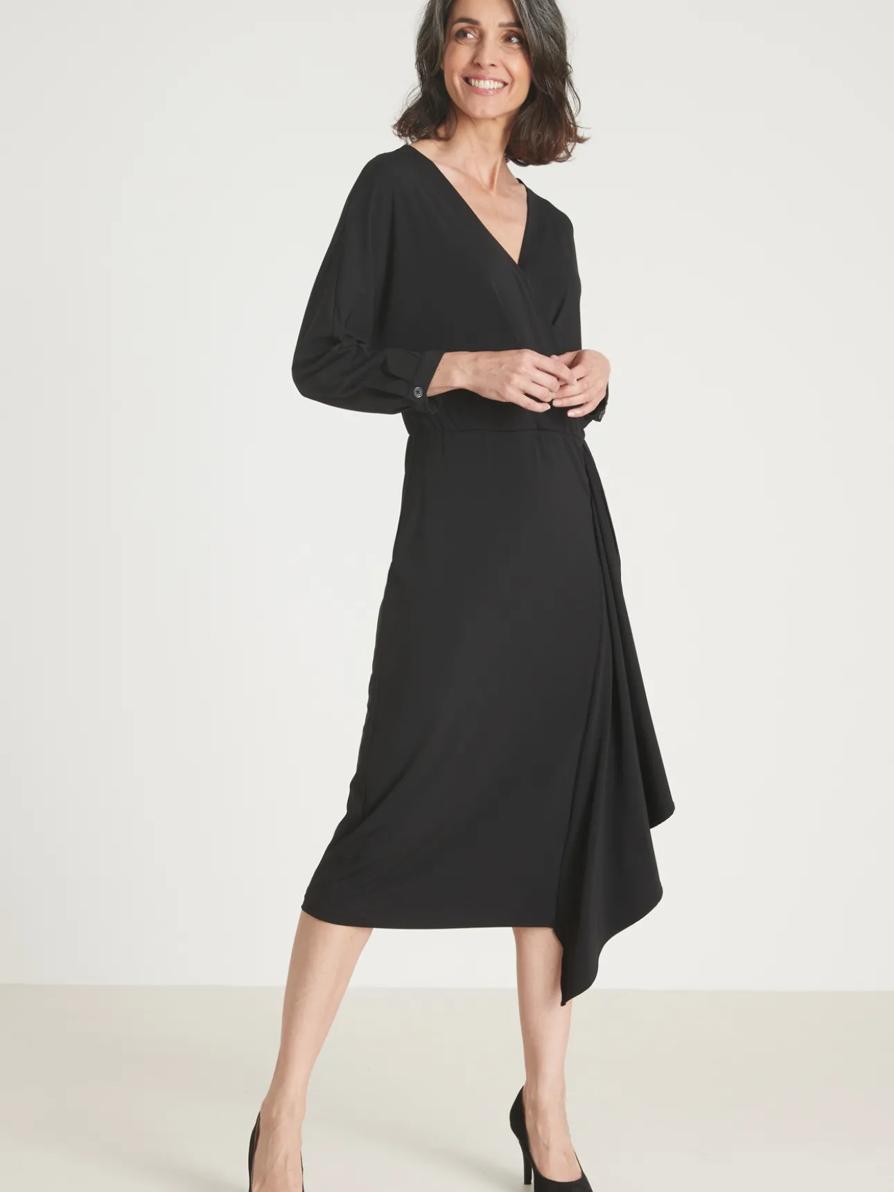 Robe en maille fluide