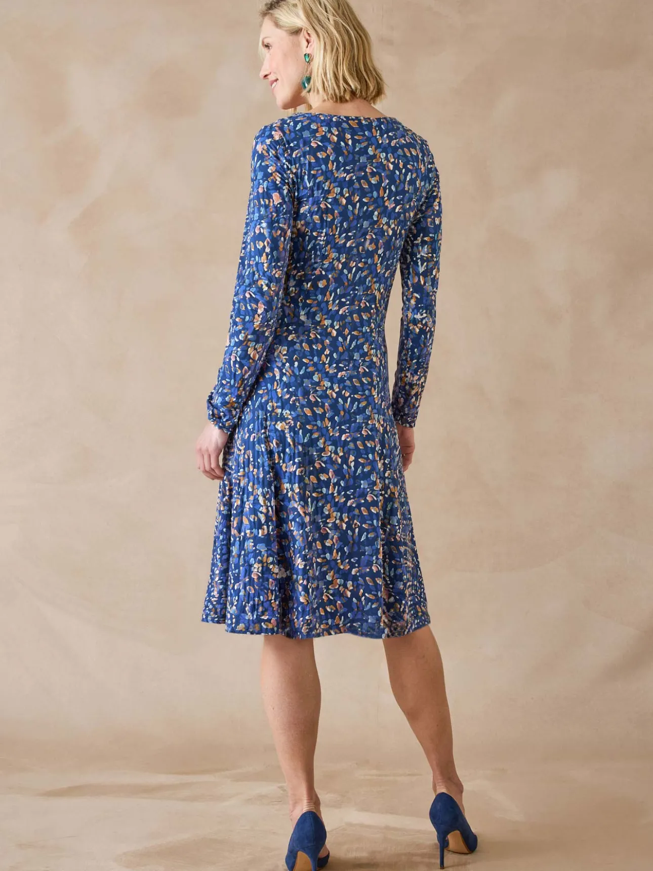 Robe en maille fluide