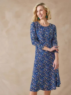 Robe en maille fluide