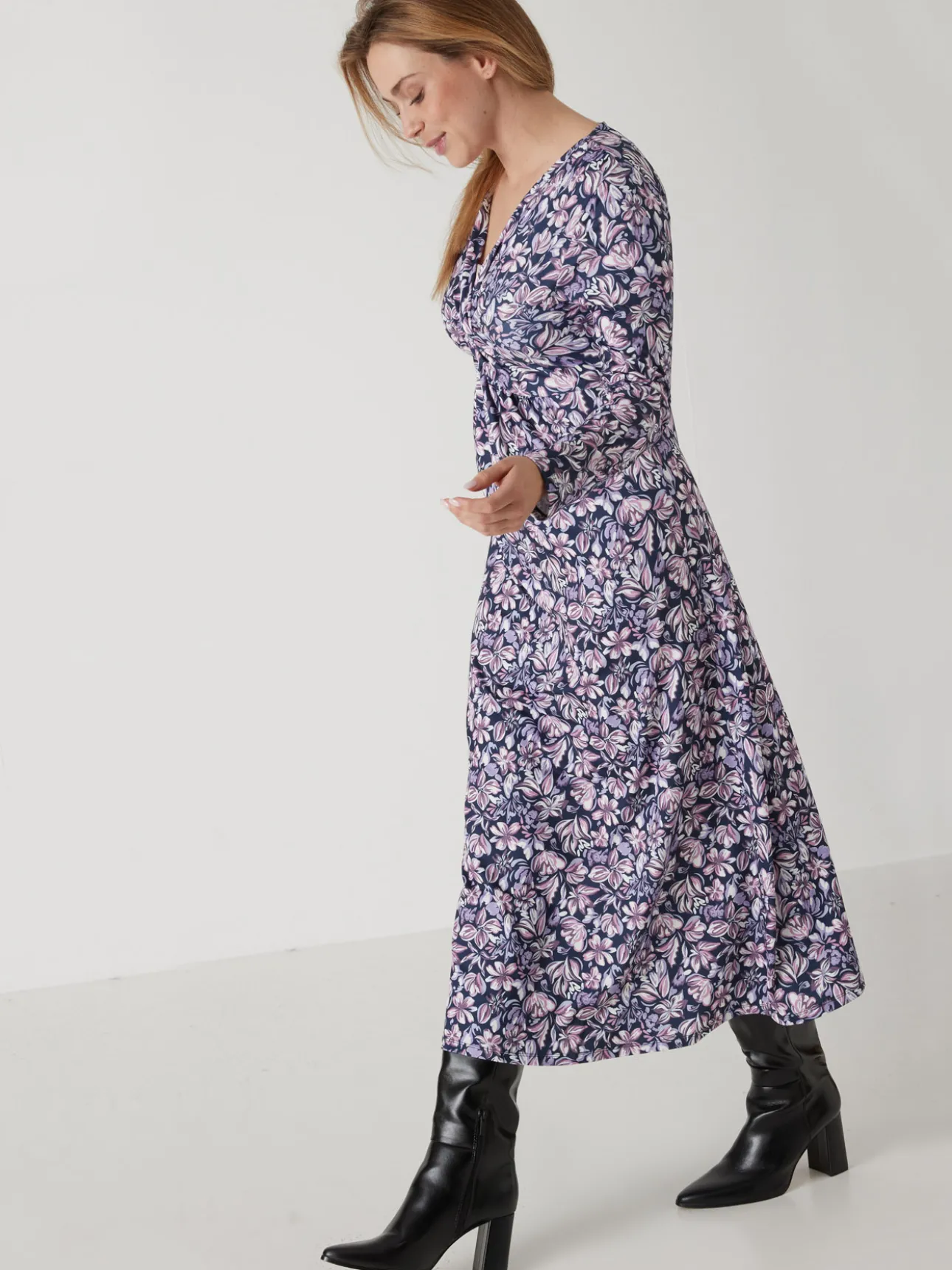 Robe en maille légère fluide