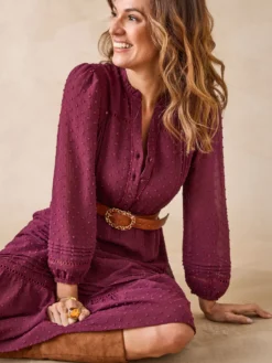 Robe en plumetis
