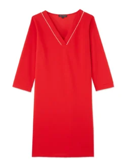 Robe housse en maille fluide
