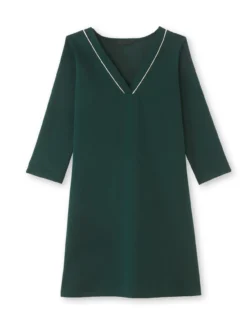 Robe housse en maille fluide