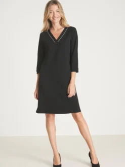 Robe housse en maille fluide