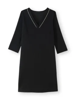 Robe housse en maille fluide