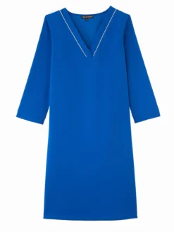 Robe housse en maille fluide