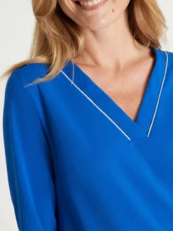 Robe housse en maille fluide