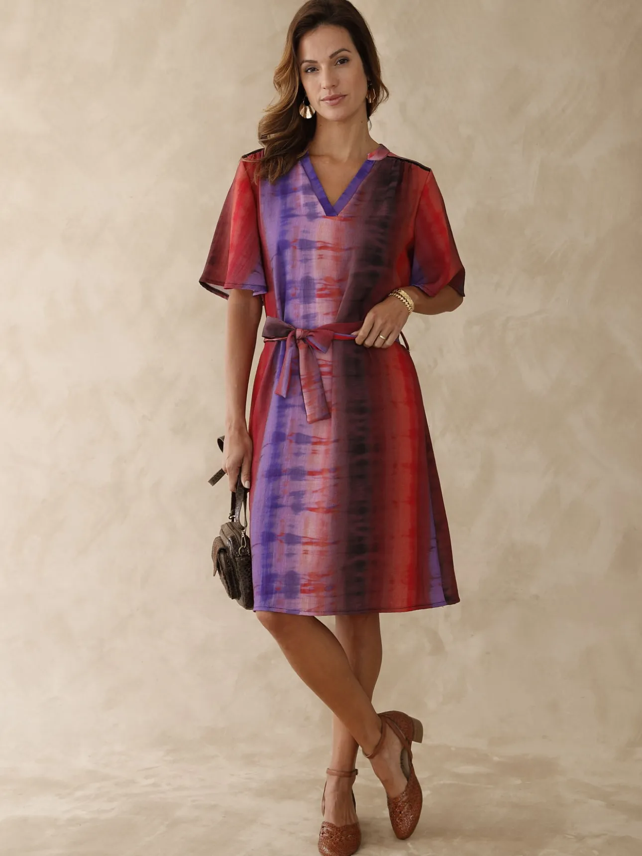 Robe housse manches courtes