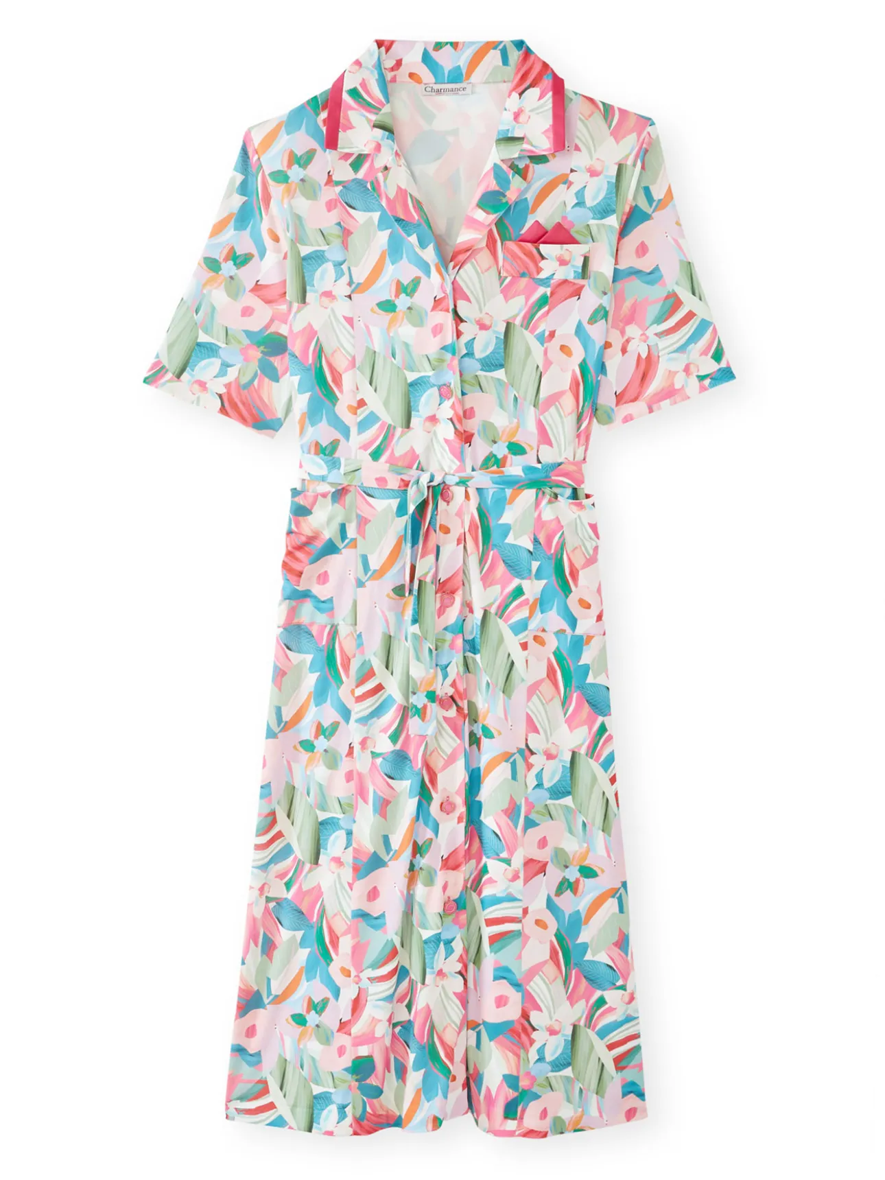 Robe élégante toute boutonnée