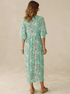 Robe longue ample imprimé
