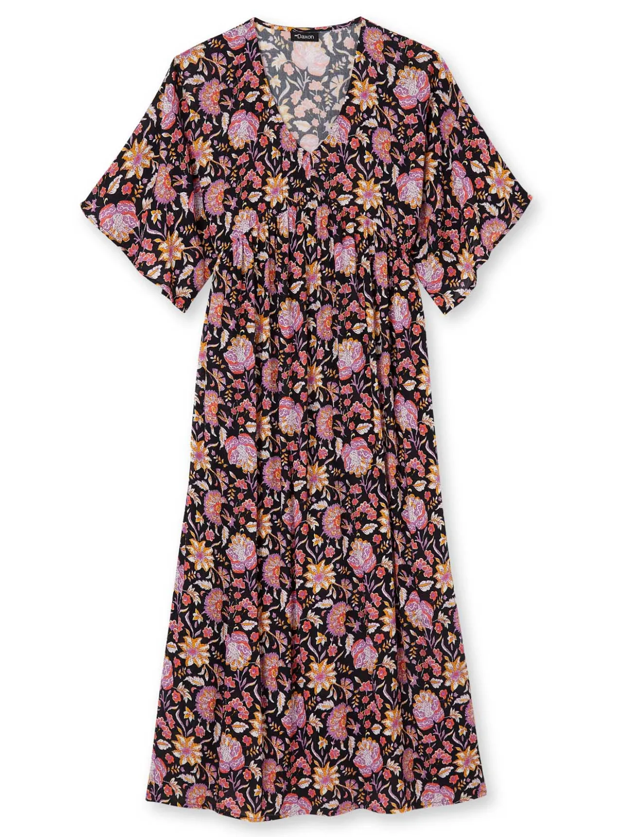 Robe longue ample imprimé
