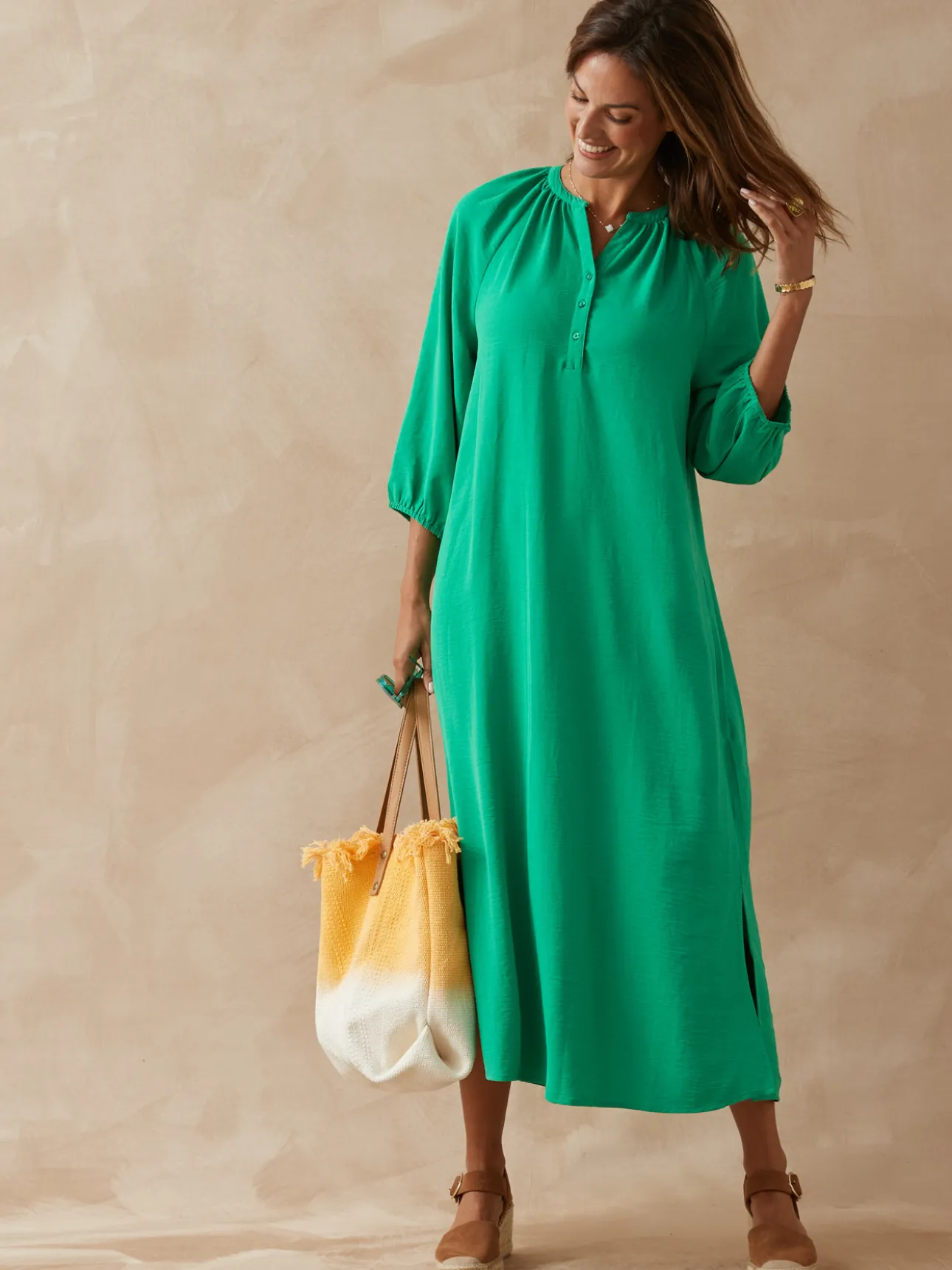 Robe longue fluide